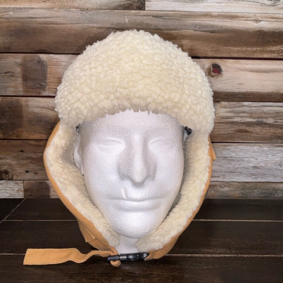 Stetson Trapper Hat Canvas Khaki Size Medium - Picture 1 of 7